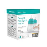 Nanobébé Flexy Silicone Bottle - Teal  
